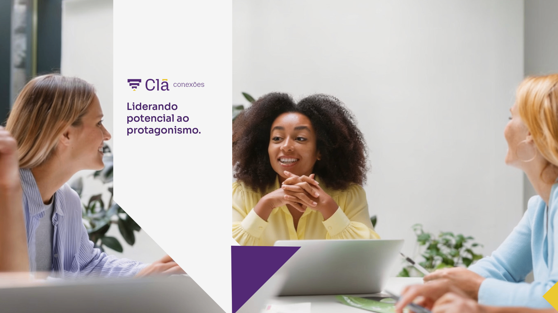 Mulheres em desenvolvimento de liderança